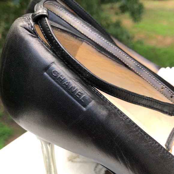 CHANEL Classic Open Toe Heels - Picture 6 of 14